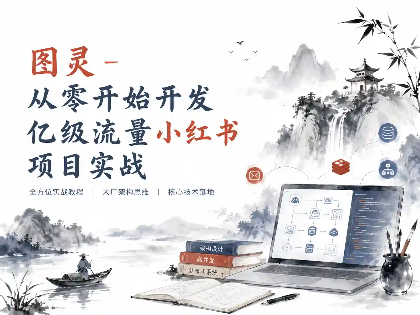 图灵-从零开始开发亿级流量小红书项目实战