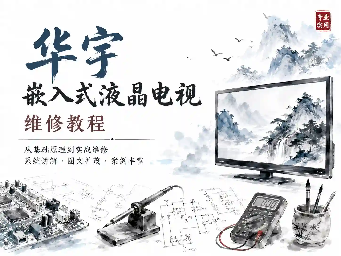 华宇-嵌入式液晶电视维修教程